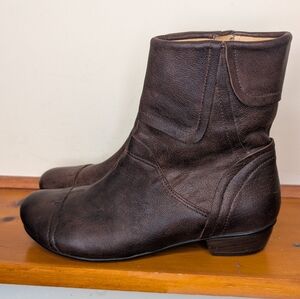 Brako “Made on Earth” Anatomico Collection Brown Leather Ankle Boots – Size 36 (